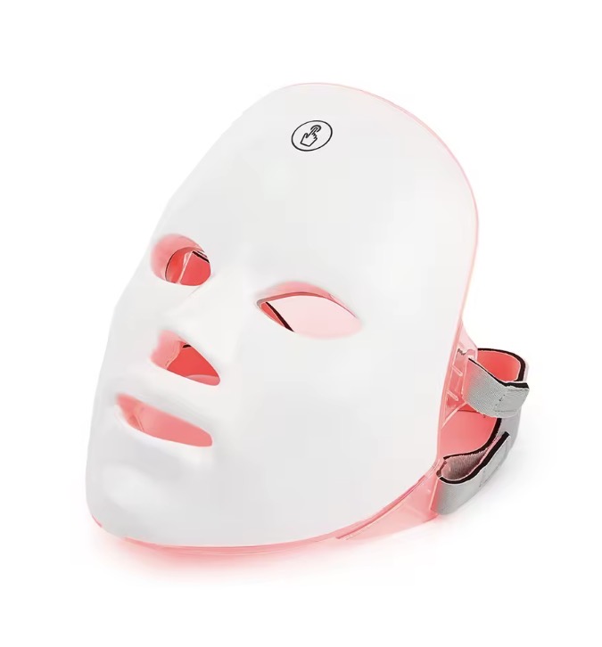 Mascarilla LED Facial recargable en Blanco
