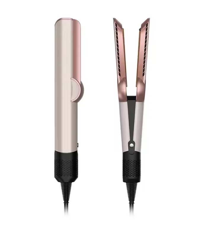 Plancha de pelo profesional 2 en 1 y secador de pelo en Rosa / Rosa dorado
