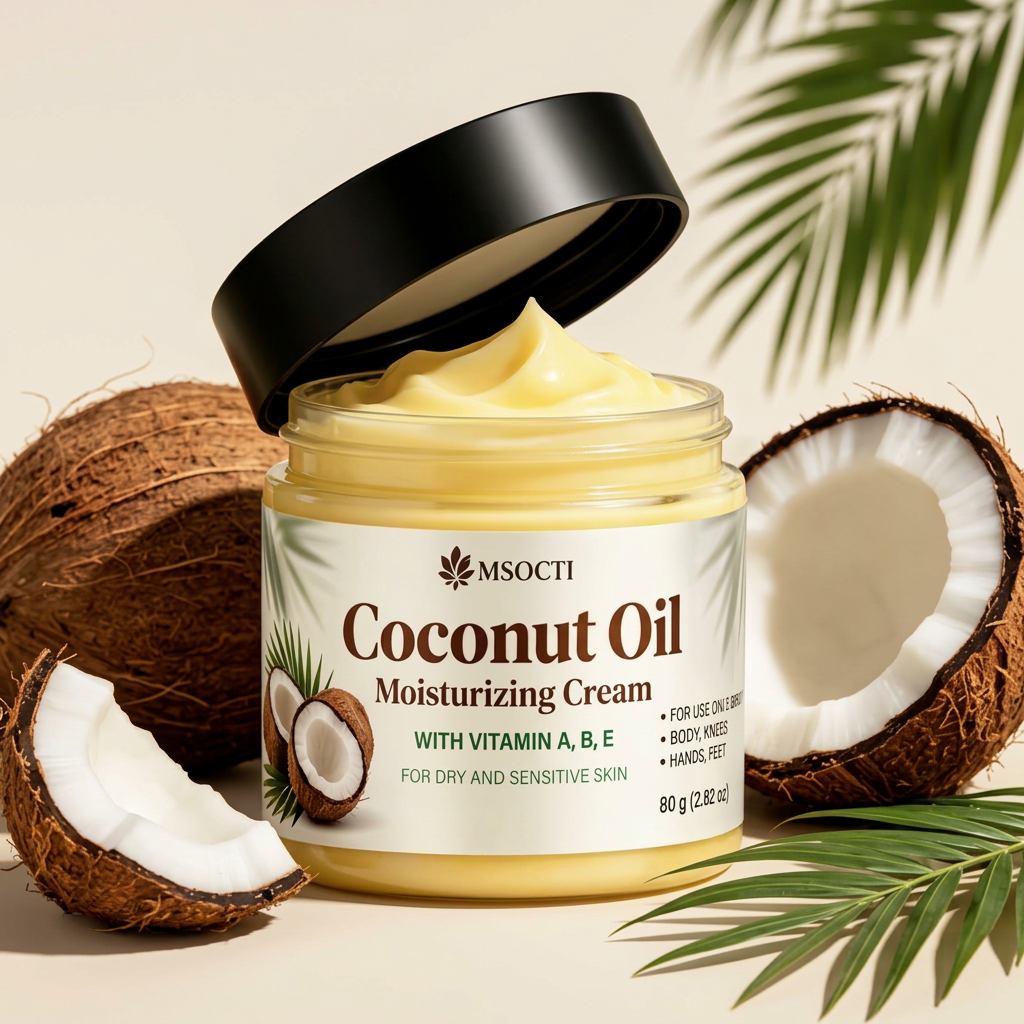Crema Hidratante de Coco con Colágeno y Niacinamida en Coco